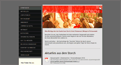 Desktop Screenshot of gasthof-storch.de